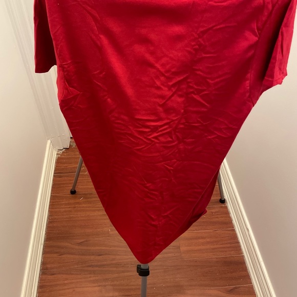 Men t-shirt medium fruit loom 100 cotton red - Picture 3 of 7